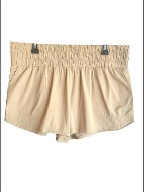 JoyLab Women's High-Waisted Smocked Waistband Running Shorts - Extra Large